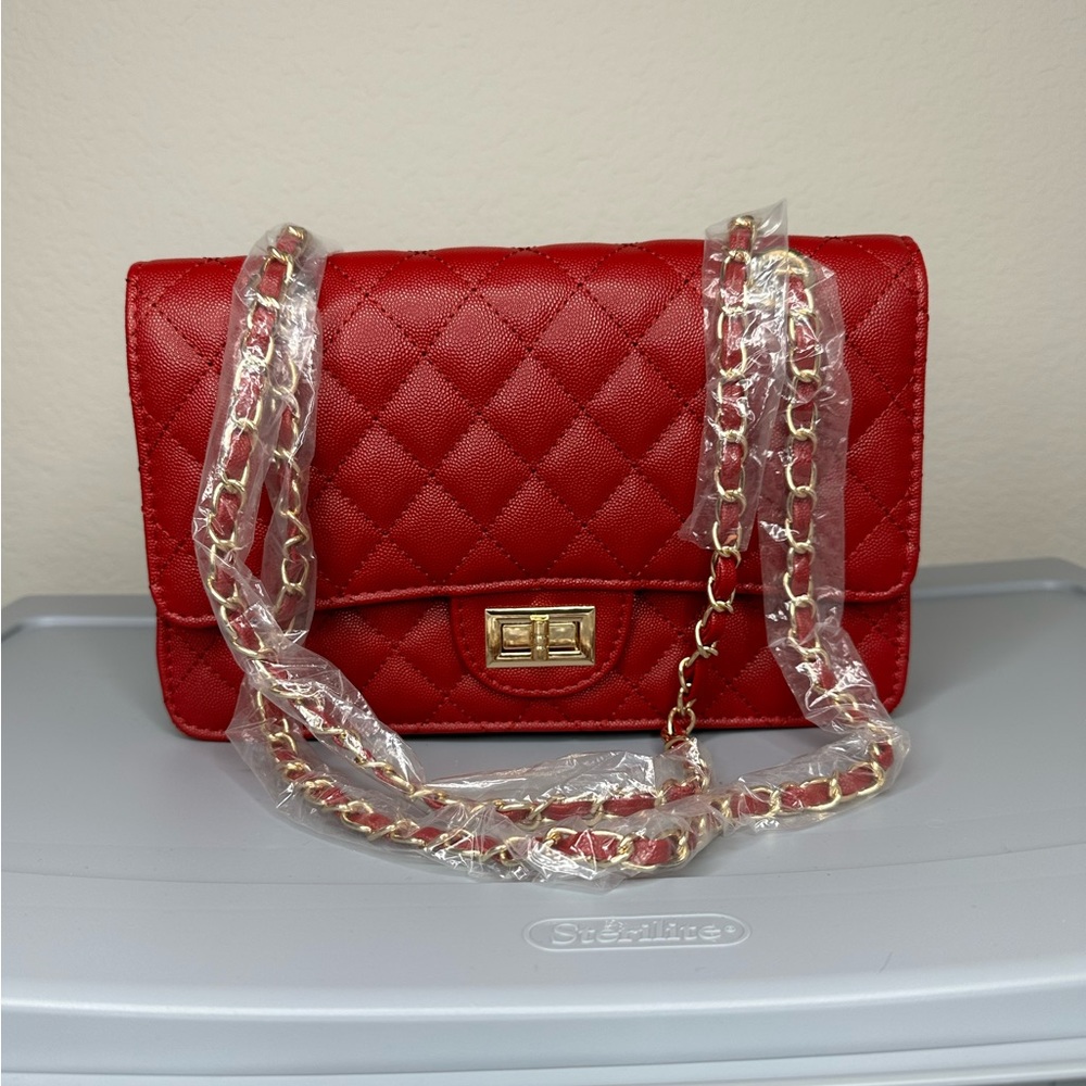 Dark Red Lady Like Purse